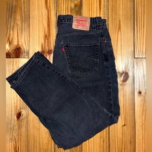 Black men’s relaxed jeans